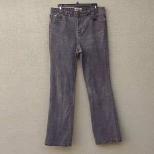 Phat Fashions Silver Label Gray High-rise Stretch Bootcut Jeans Women's 16